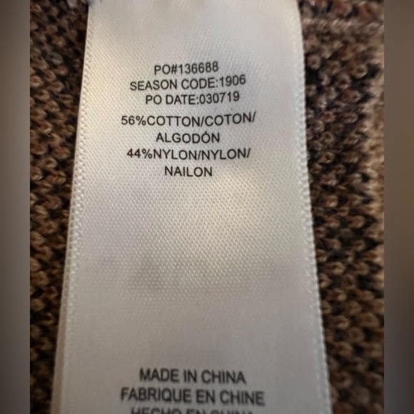 SPLENDID brown black cheetah print open long cardigan sz XS comfy - Picture 4 of 7